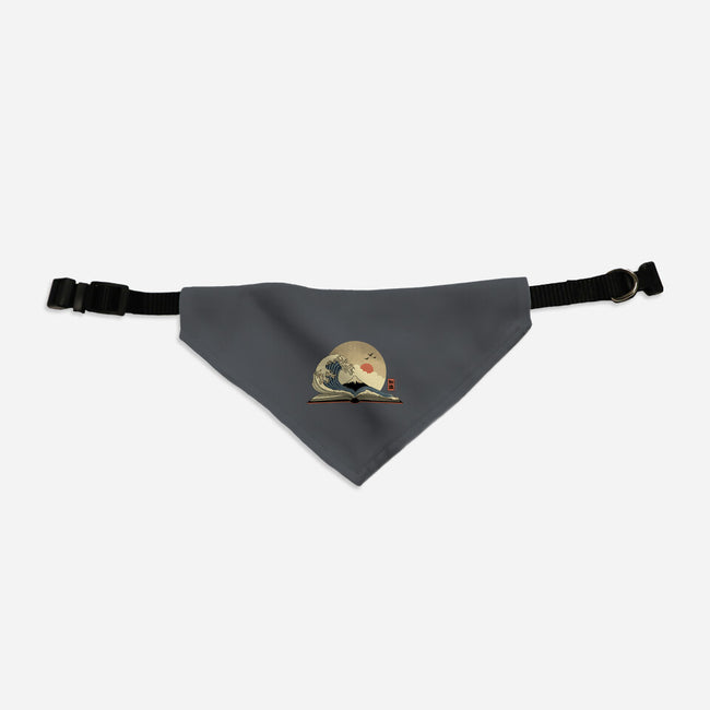 The Great Wave Of Knowledge-Cat-Adjustable-Pet Collar-retrodivision