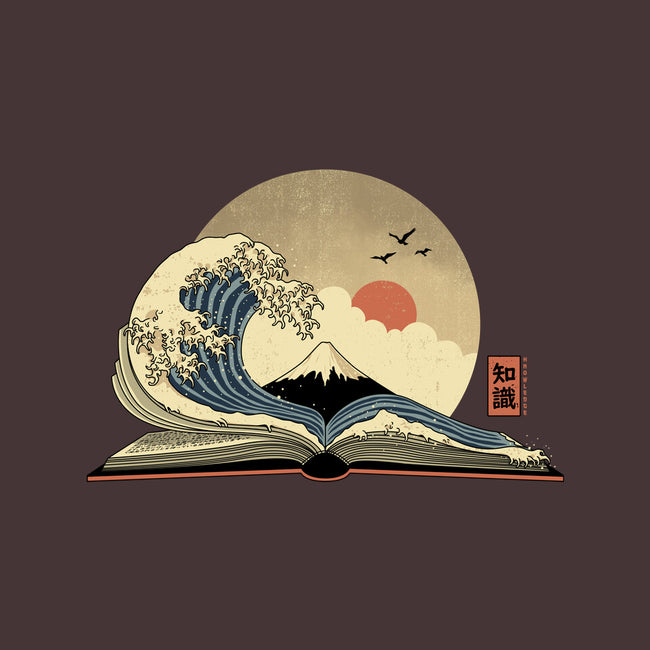 The Great Wave Of Knowledge-None-Removable Cover w Insert-Throw Pillow-retrodivision