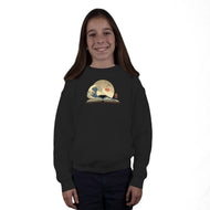 The Great Wave Of Knowledge-Youth-Crew Neck-Sweatshirt-retrodivision