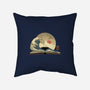 The Great Wave Of Knowledge-None-Removable Cover w Insert-Throw Pillow-retrodivision