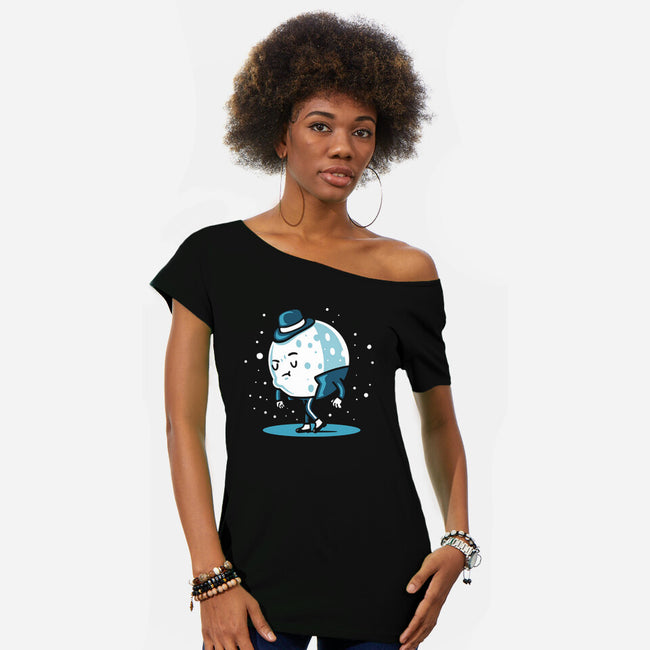 Moonwalking-Womens-Off Shoulder-Tee-demonigote