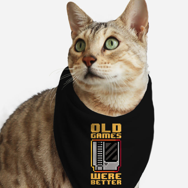 Old Games-Cat-Bandana-Pet Collar-demonigote