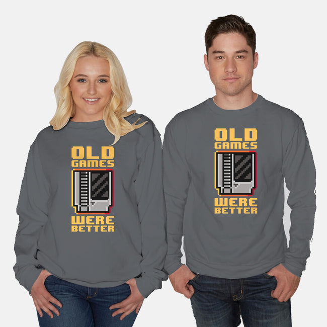 Old Games-Unisex-Crew Neck-Sweatshirt-demonigote