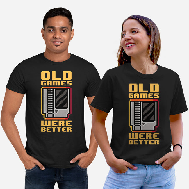 Old Games-Unisex-Basic-Tee-demonigote