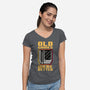 Old Games-Womens-V-Neck-Tee-demonigote