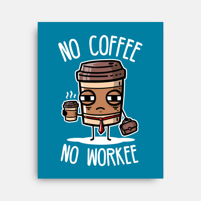 No Coffee-None-Stretched-Canvas-demonigote