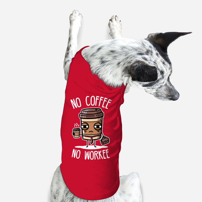 No Coffee-Dog-Basic-Pet Tank-demonigote