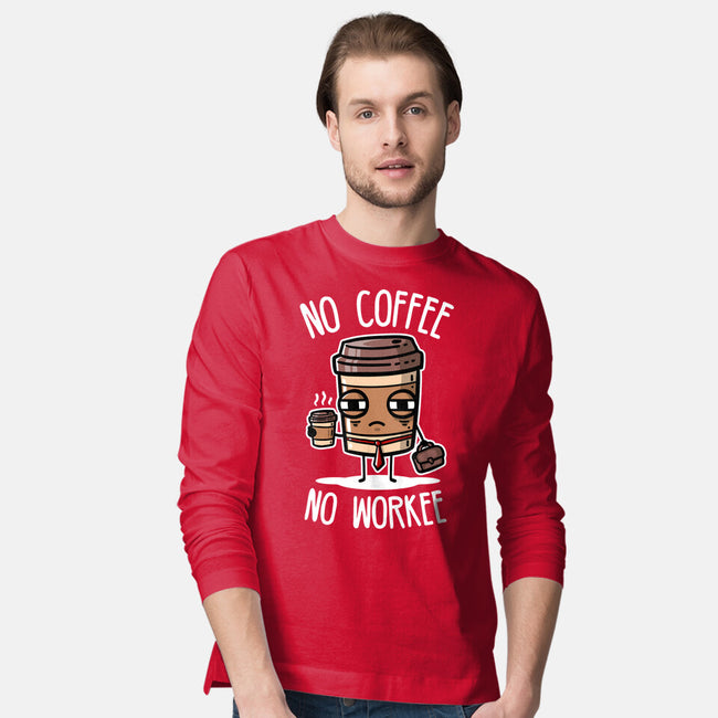 No Coffee-Mens-Long Sleeved-Tee-demonigote