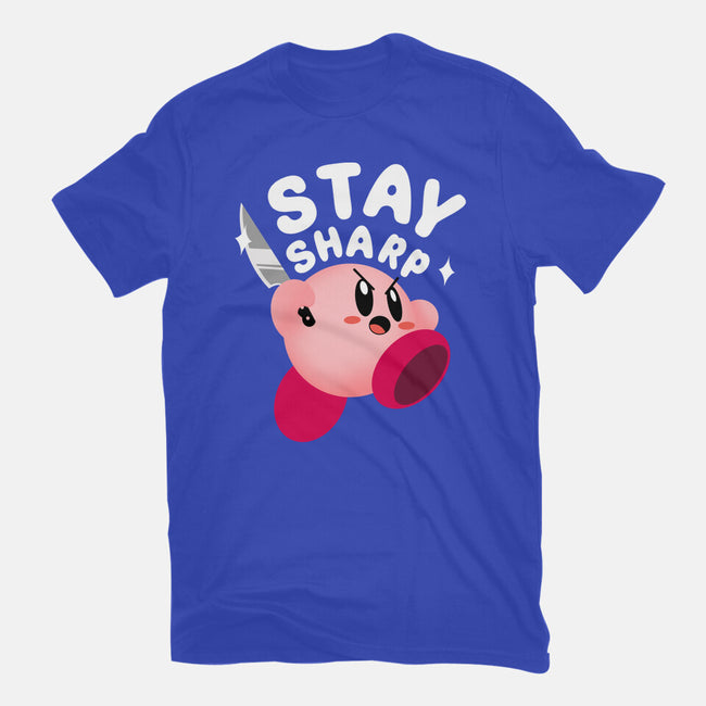 Kirby Stay Sharp-Mens-Heavyweight-Tee-Tri haryadi