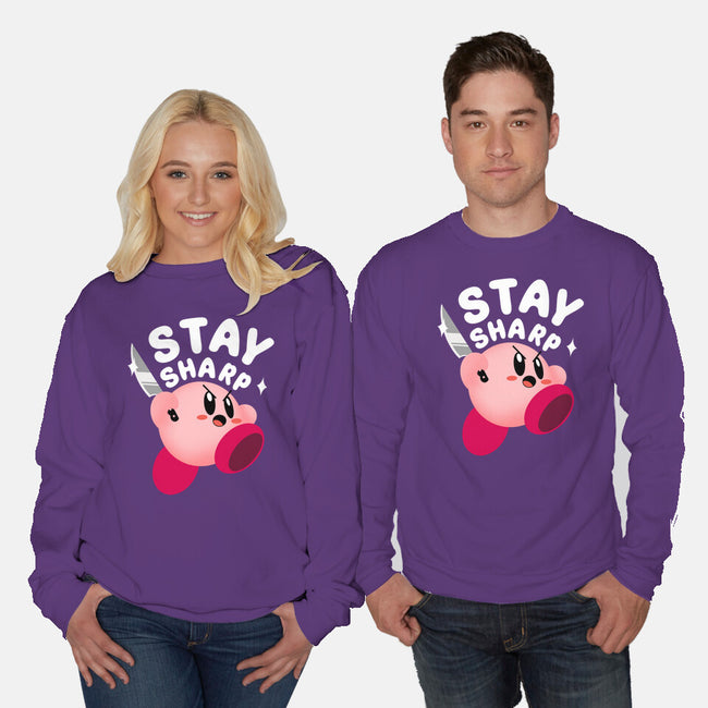 Kirby Stay Sharp-Unisex-Crew Neck-Sweatshirt-Tri haryadi