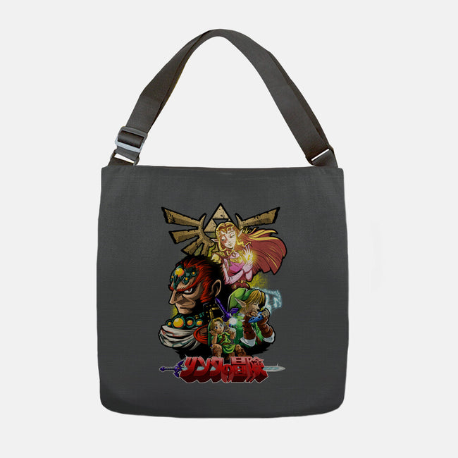 Hyrule Force-None-Adjustable Tote-Bag-Diego Oliver