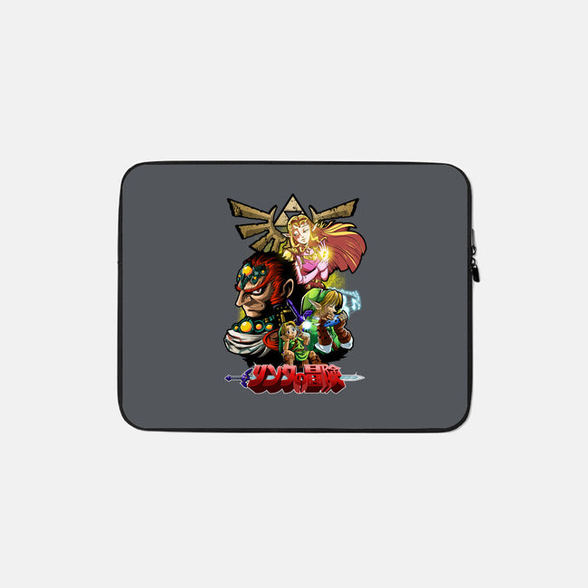 Hyrule Force-None-Zippered-Laptop Sleeve-Diego Oliver