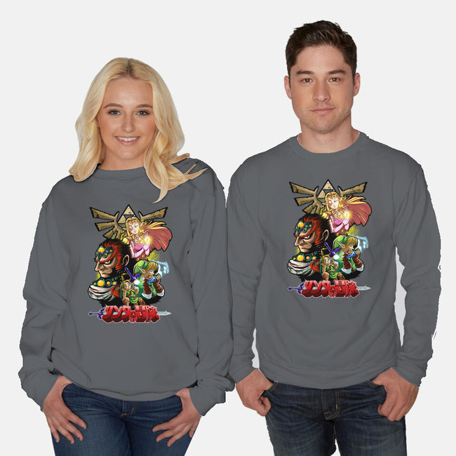 Hyrule Force-Unisex-Crew Neck-Sweatshirt-Diego Oliver