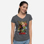 Hyrule Force-Womens-V-Neck-Tee-Diego Oliver