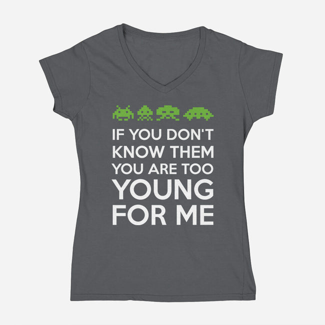 If You Don't Know Them-Womens-V-Neck-Tee-demonigote