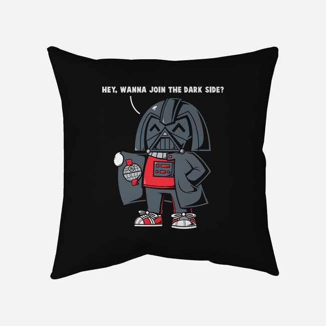 Join The Dark Side-None-Non-Removable Cover w Insert-Throw Pillow-krisren28