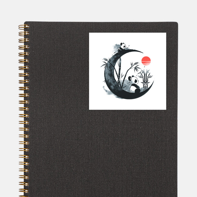 Panda Print-None-Glossy-Sticker-Vallina84