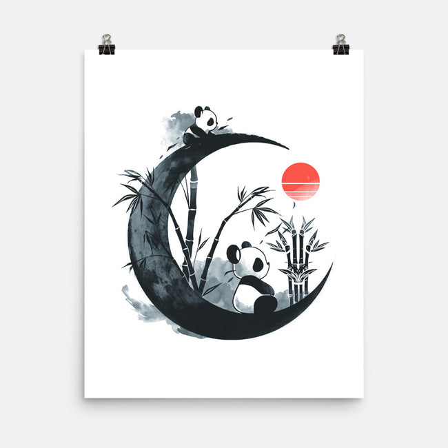 Panda Print-None-Matte-Poster-Vallina84