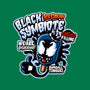 Black Symbiote Ice Cream-None-Removable Cover-Throw Pillow-demonigote