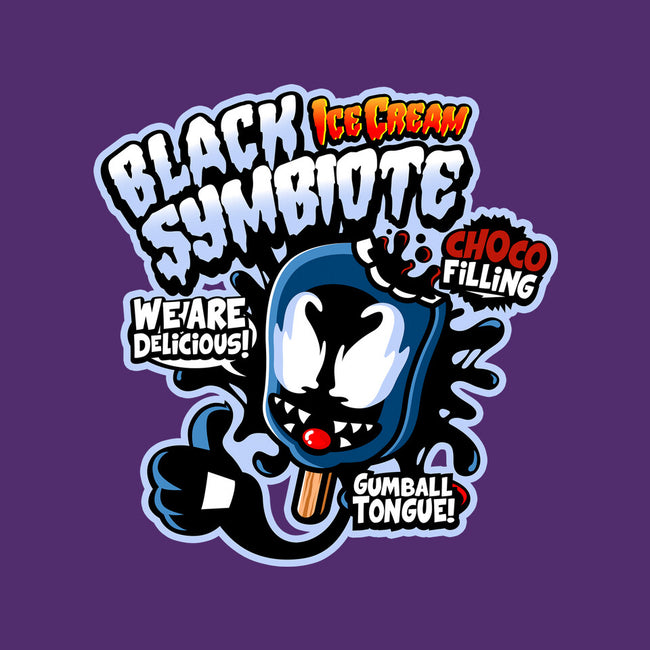 Black Symbiote Ice Cream-None-Removable Cover w Insert-Throw Pillow-demonigote