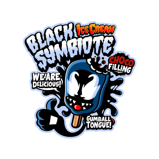 Black Symbiote Ice Cream-Womens-Basic-Tee-demonigote
