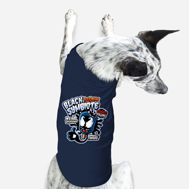 Black Symbiote Ice Cream-Dog-Basic-Pet Tank-demonigote