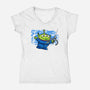 Clawvana-Womens-V-Neck-Tee-demonigote