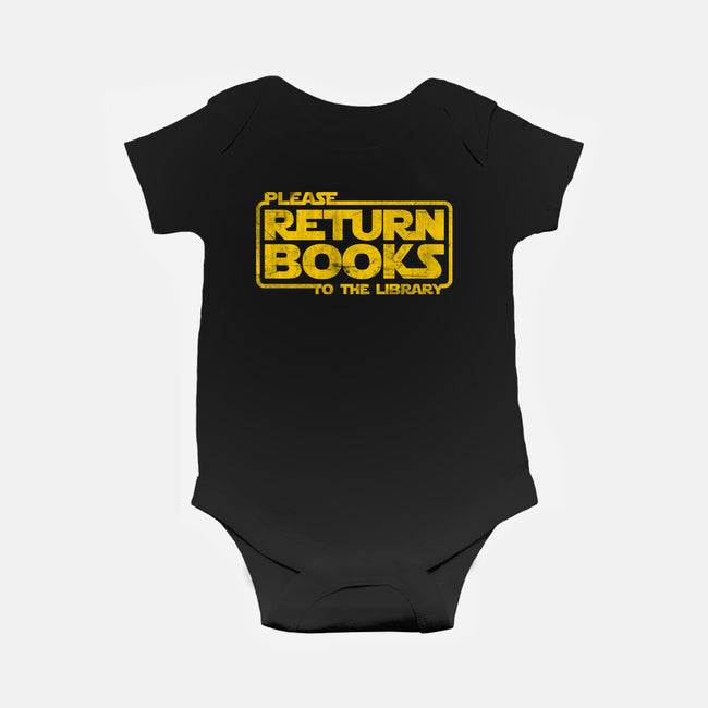 The Return Of The Books-Baby-Basic-Onesie-NMdesign