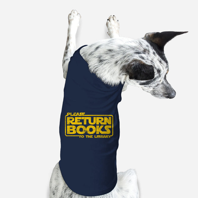 The Return Of The Books-Dog-Basic-Pet Tank-NMdesign