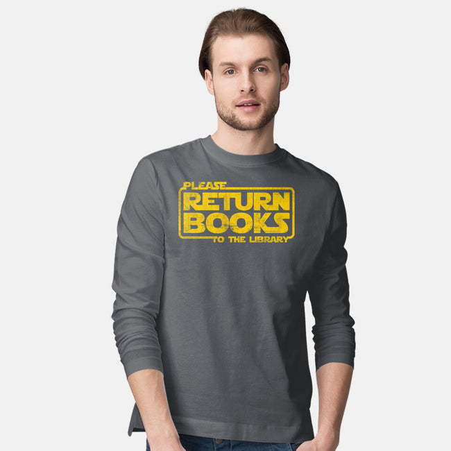 The Return Of The Books-Mens-Long Sleeved-Tee-NMdesign