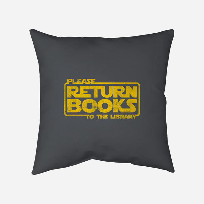 The Return Of The Books-None-Non-Removable Cover w Insert-Throw Pillow-NMdesign