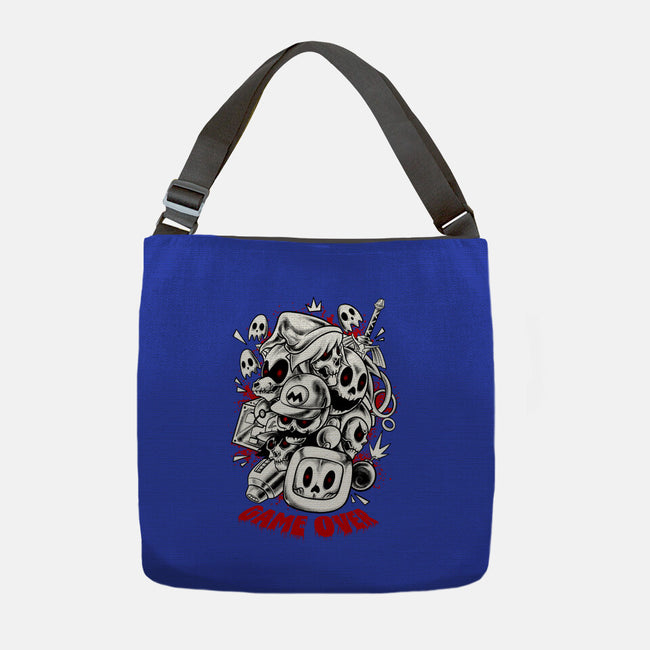 Sorry Game Over-None-Adjustable Tote-Bag-spoilerinc