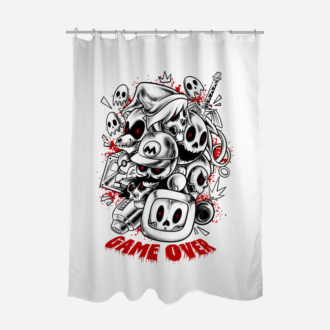 Sorry Game Over-None-Polyester-Shower Curtain-spoilerinc