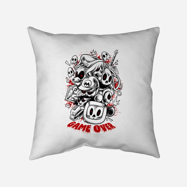 Sorry Game Over-None-Removable Cover w Insert-Throw Pillow-spoilerinc