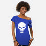 Helldivers Punisher-Womens-Off Shoulder-Tee-rocketman_art