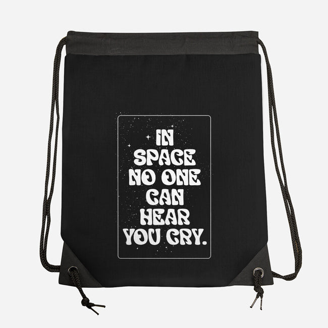 In Space-None-Drawstring-Bag-demonigote
