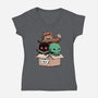 Adopt A Pet-Womens-V-Neck-Tee-GoshWow