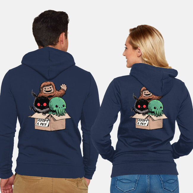 Adopt A Pet-Unisex-Zip-Up-Sweatshirt-GoshWow