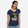 Adopt A Pet-Womens-V-Neck-Tee-GoshWow