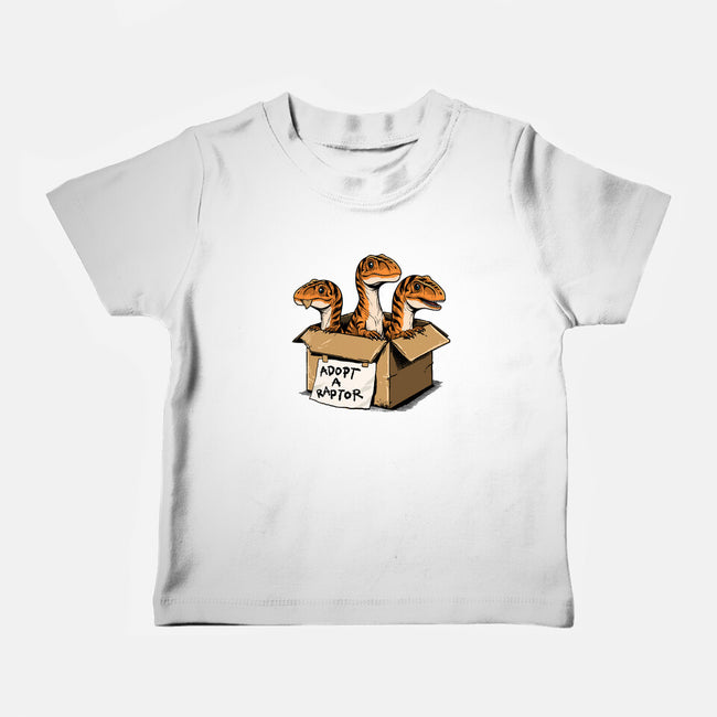 Prehistoric Adoption-Baby-Basic-Tee-GoshWow