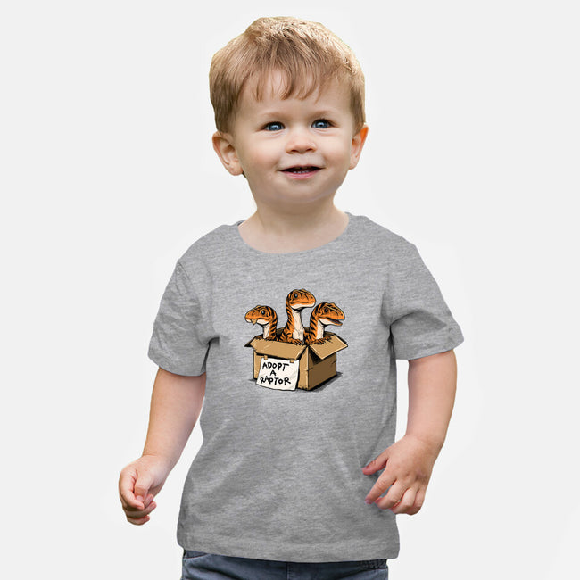 Prehistoric Adoption-Baby-Basic-Tee-GoshWow