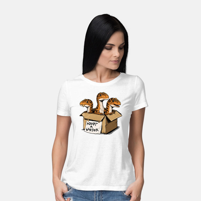 Prehistoric Adoption-Womens-Basic-Tee-GoshWow