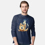 The Purrr-fect Abduction-Mens-Long Sleeved-Tee-GoshWow