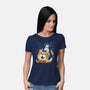 The Purrr-fect Abduction-Womens-Basic-Tee-GoshWow