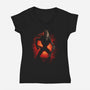 The Countdown-Womens-V-Neck-Tee-Tronyx79