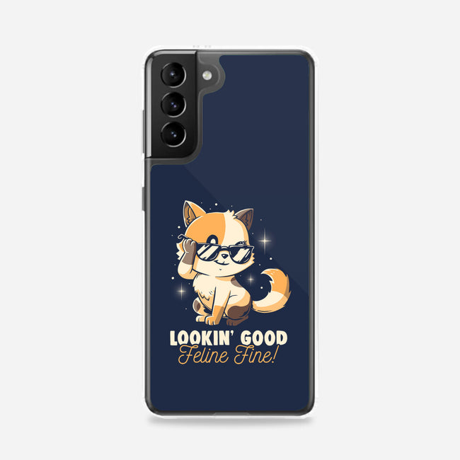 Feline Fine-Samsung-Snap-Phone Case-koalastudio