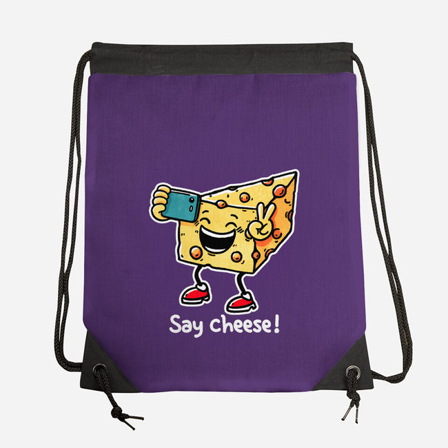 Say Cheese-None-Drawstring-Bag-fanfreak1