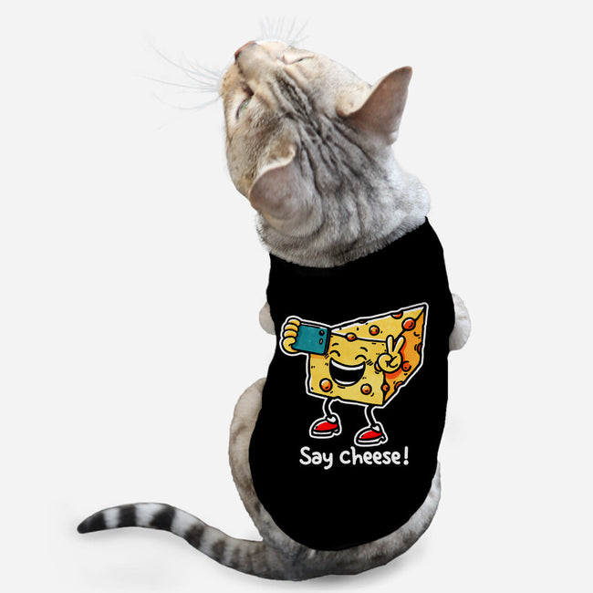 Say Cheese-Cat-Basic-Pet Tank-fanfreak1