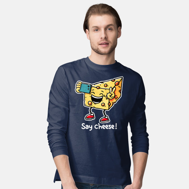 Say Cheese-Mens-Long Sleeved-Tee-fanfreak1