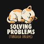 Solving Problems Through Dreams-Womens-V-Neck-Tee-koalastudio